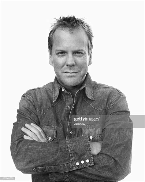 actor kiefer sutherland is photographed for emmy magazine in 2003 in news photo getty images