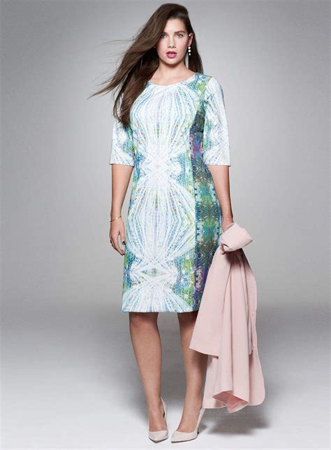 Cut For Evans Digital Print Dress The Curvy Fashionista Plus Size
