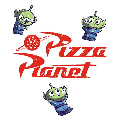 Vanilla Underground Toy Story Pizza Planet Logo Ringer Womens T Shirt