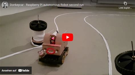 Autonom Fahrendes Raspberry Pi Ki Roboter Auto Das Neuronale Netz
