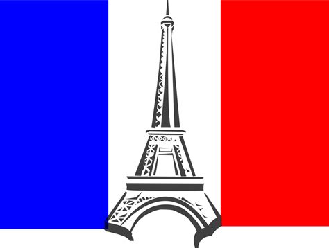 Eiffel Tower France Flag · Free Vector Graphic On Pixabay