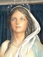 A Close Up of the Statue of " Mary of Nazareth" that has been traveling ...
