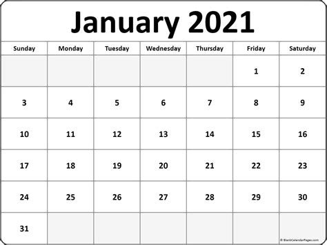 Monthly Calendars To Print 2021 Month Calendar Printable