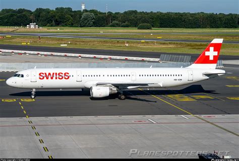 Hb Iom Swiss Airbus A321 212 Photo By Kilian Feßler Id 1110879
