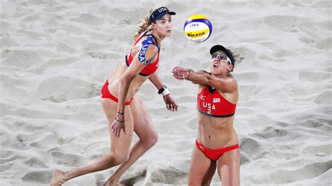 explained why do olympic beach volleyball players wear bikinis what are the rules firstsportz