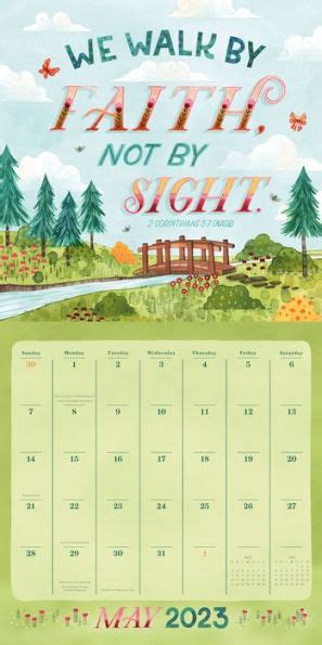 The Illustrated Bible Verses Calendar 2023 Printable Pelajaran