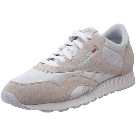 Reebok Mens Classic Running Shoe In White For Men Whitelight Grey Lyst