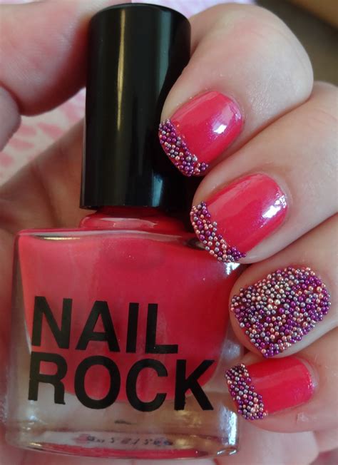 Wendys Delights Rock Beauty London Nail Rock Polish And Caviar Beads