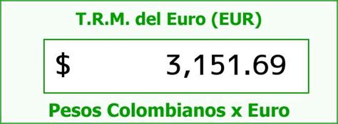 La tasa trm hoy en día, es muy importante para los emprendedores colombianos, ya que del cálculo de la superintendencia financiera, se desprenden como se ejecutaran las transacciones con divisas. TRM Euro Colombia, Miércoles 29 de Julio de 2015 | TecnoAutos.com