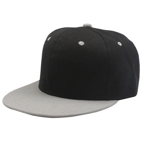 Plain Snapback Hat Caps Flat Peak Funky Retro Baseball Cap Hip Hop Hats