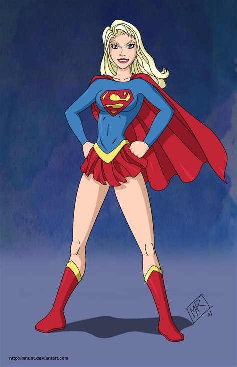Supergirl Posing Commisison By Mhunt On Deviantart