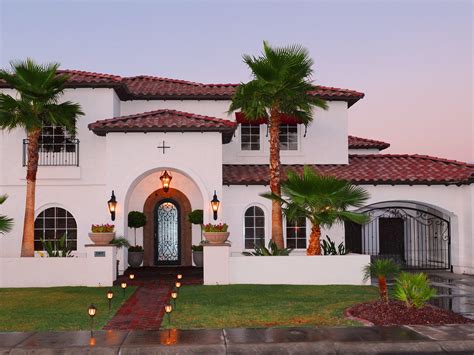 Arched Roof Homes And Mediterranean Home With Arched Front Door