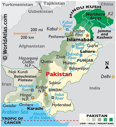 Mapas De Pakistán Atlas Del Mundo