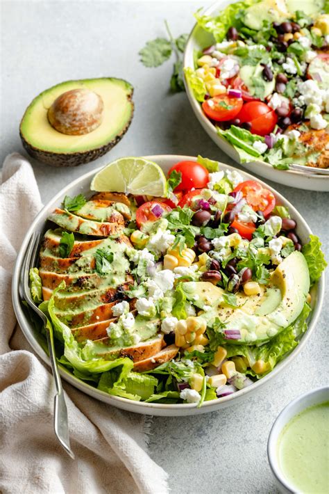 Healthy Southwest Chicken Taco Salad All The Healthy Things
