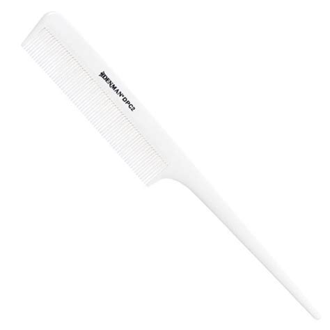 Denman Precision White Tail Comb