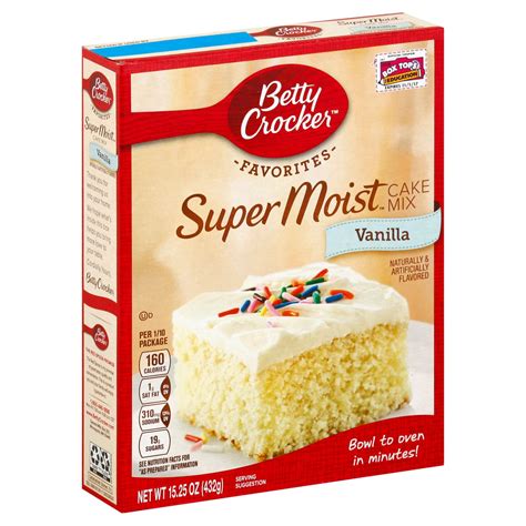 Betty Crocker Super Moist Vanilla Cake Mix Shop Baking Mixes At H E B
