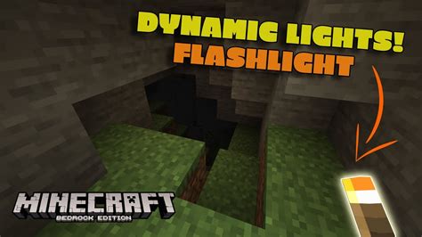 Minecraft Bedrock Dynamic Lighting Flashlight Bedrock Command Block
