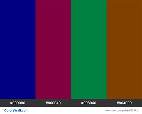 Tetradic Colors Scheme Navy Color 000080 Hex 000080 800040 008040