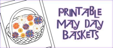 Printable May Day Baskets & May Day Coloring Pages | Woo! Jr. Kids