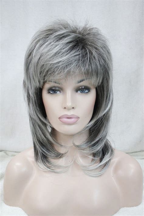 Medium Length Hairstyles For Grey Hair Grey Hair Trend 20 Glamorous