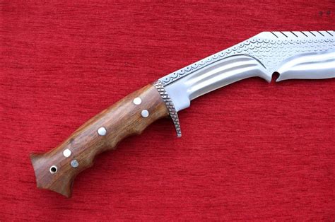 Gurkha Khukuri Khukri Kukri Knife Double Edge Dragon Spine 12 Inch Full