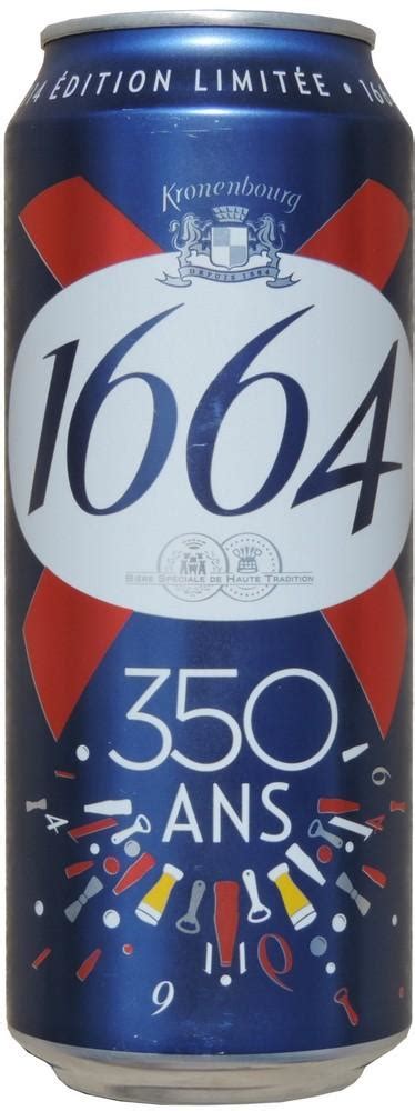 1664 De Kronenbourg Beer 500ml 350 Ans De GoÛt À La France
