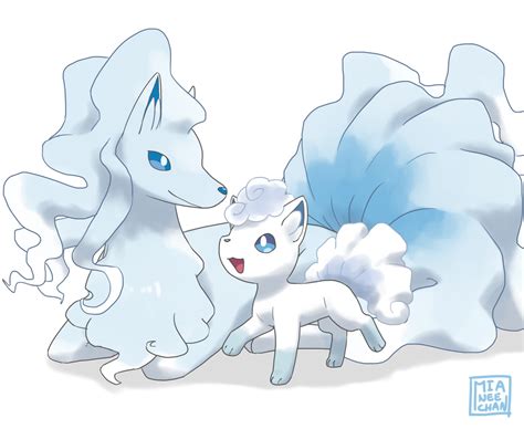 Alola Vulpix And Ninetales By Miamitu On Deviantart