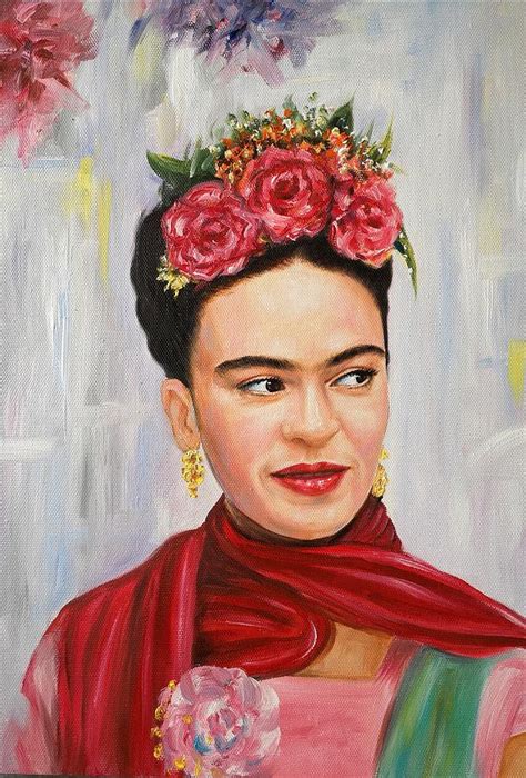 Последние твиты от frida kahlo (@artfridakahlo). Frida Kahlo Painting by Iva Vasileva