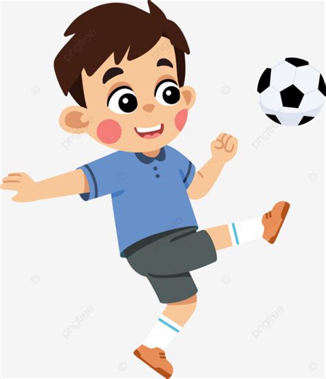 Kid Kicking Football Ball Anak Menendang Bola Sepak Kid Football