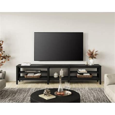 Tv Stand For 85 Inch Tv Wood Media Tv Console Entertainment Center For
