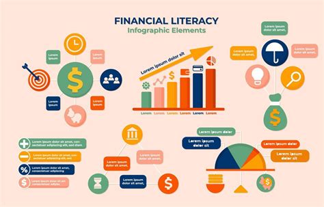 Financial Literacy Infographic Elements 6964104 Vector Art At Vecteezy