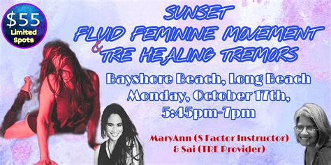 Sunset Ffm Fluid Feminine Movement And Tre Healing Shakes Tickets