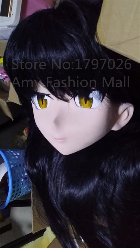 Cartoon Character Handmade Female Latex Silicone Full Face Kigurum Mask