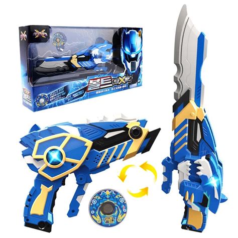 Wtwo Mode Mini Force Transformation Sword Toys With Sound And Light