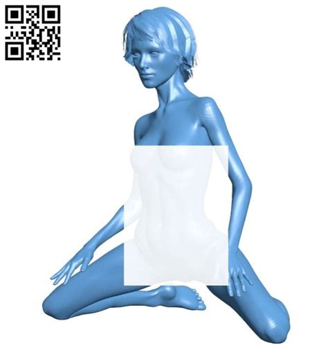 Women Pose B008287 File Stl Free Download 3d Model For Cnc And 3d Printer Download Free Stl
