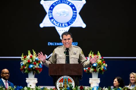 La County Sheriff Robert Luna Starts His Term Today Laist
