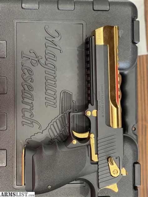 Armslist For Sale Magnum Research Desert Eagle Black And Gold 50
