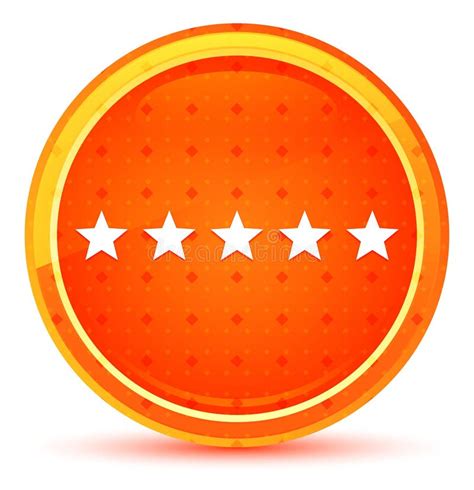 Five Stars Rating Icon Flat Black Round Button Vector Illustration