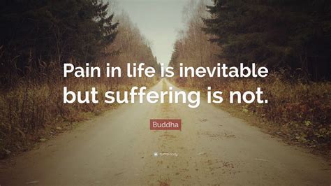 Buddha Quote “pain In Life Is Inevitable But Suffering Is Not” 7