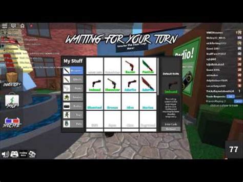 Murder mystery 2 codes will allow you to get extra free knifes and other game items. redeem codes for roblox murder mysteries 2 2016 - YouTube