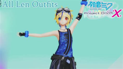 Hatsune Miku Project Diva X All Kagamine Len Outfit Modules