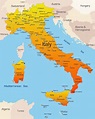 Mapa de ciudades de Italia - OrangeSmile.com