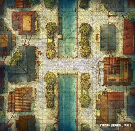 City Boulevard Battlemaps Fantasy City Map Dnd World Map Fantasy Map