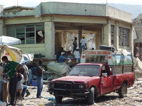 Downtown Port Au Prince In Ruins Pbs Newshour Flickr