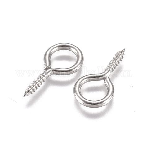 Wholesale 304 Stainless Steel Screw Eye Pin Peg Bails