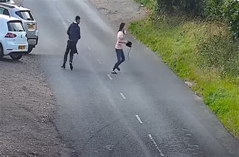 Police Release Shocking Footage Of Dog Walker Being Hit By Car And Left