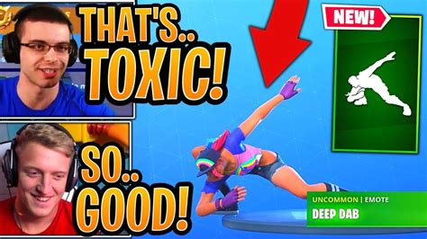 Streamers React To The New Deep Dab Emote Fortnite Best And