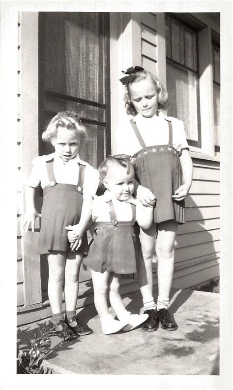 Vintage Snapshot Sibling Rivalry Big Sisters With Etsy Vintage