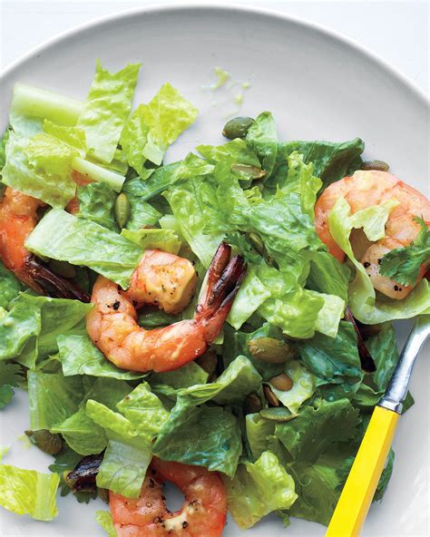 Arrange cold shrimp on a platter and serve with chilled sauce. Seafood Recipes | Sea food salad recipes, Salad recipes lunch, Chopped salad