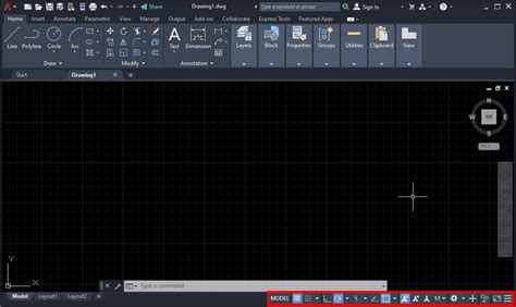 About The Status Bar Autocad 2022 Autodesk Knowledge Network